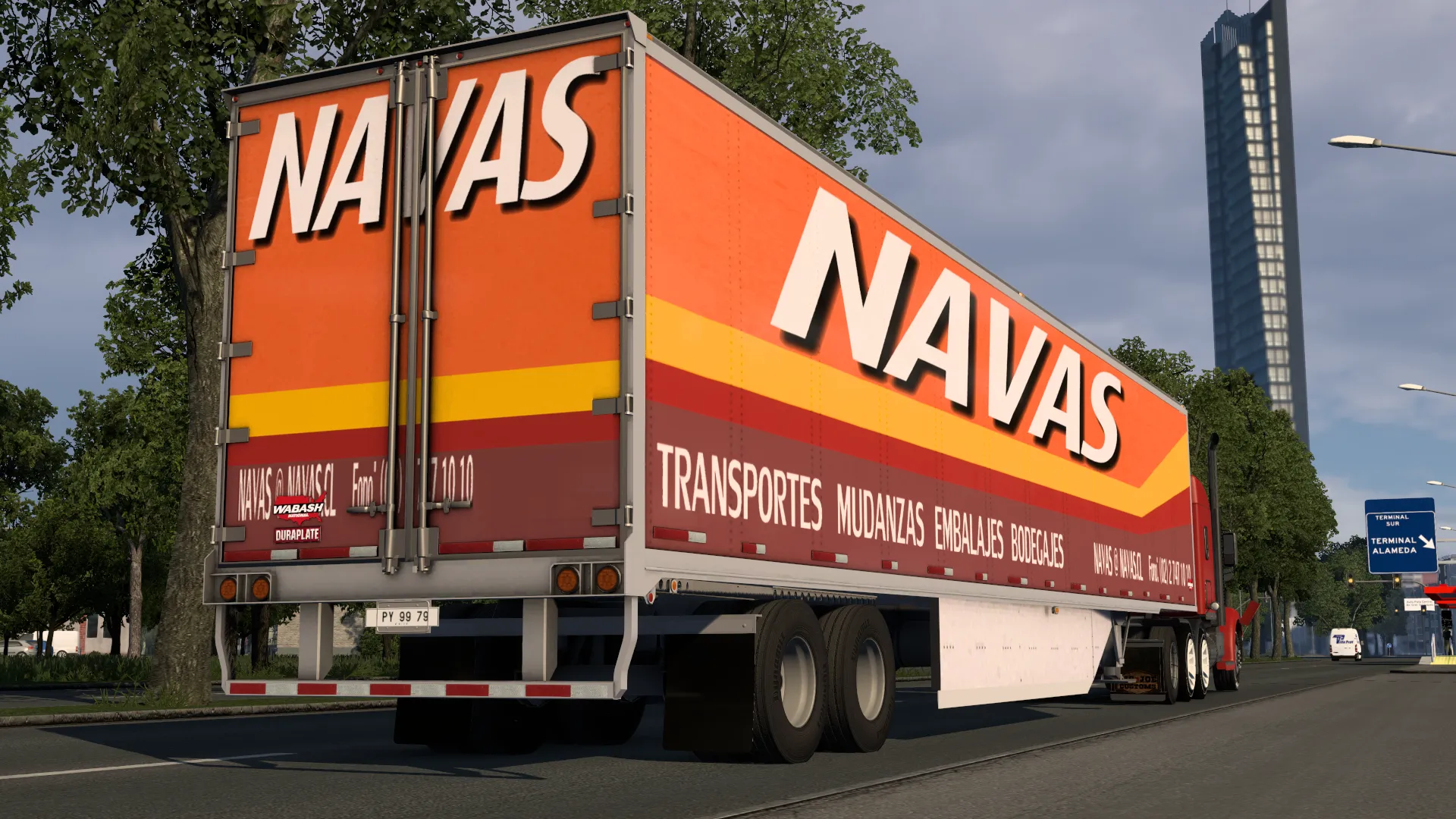Trailer Wabash Durapate (+Skins Chilenas)